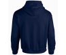 Hooded sweatshirt GILDAN navy blue